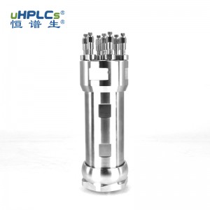 恒譜生液相色譜柱裝填裝置裝柱機(jī)勻漿罐配套一出一單接頭可定制，適用于柱管內(nèi)徑2.1#、3.0#、4.0#、4.6#、10#轉(zhuǎn)接頭