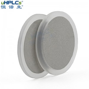 恒譜生HPLC在線過(guò)濾器PCTFE不銹鋼篩板液相色譜濾膜，OD22.4*ID19.0*H1.6