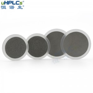 恒譜生超高壓PCTFE液相色譜耗材不銹鋼在線過(guò)濾器篩板，OD6.4*ID1.6*H1.6